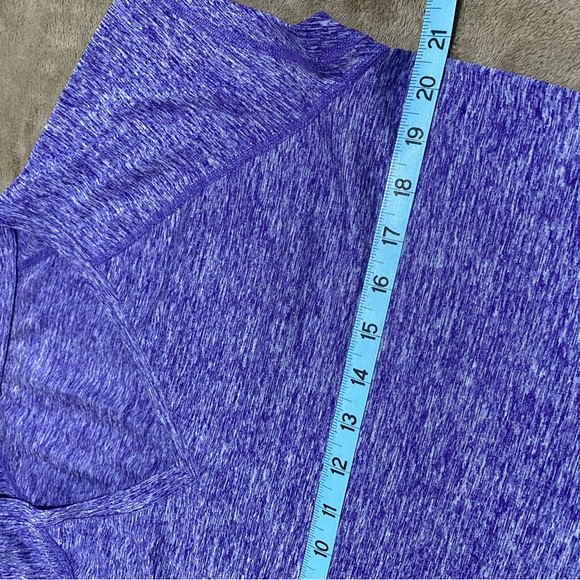 Women Sport Tee Extra Large XL Rapidry Tee Yoga Top Marled Purple T-Shirt - Picture 7 of 14